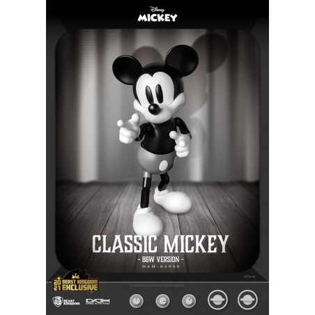 CLASSIC MICKEY MOUSE BLACK AND WHITE VERSION DAH-050SP ACTION FIGURE