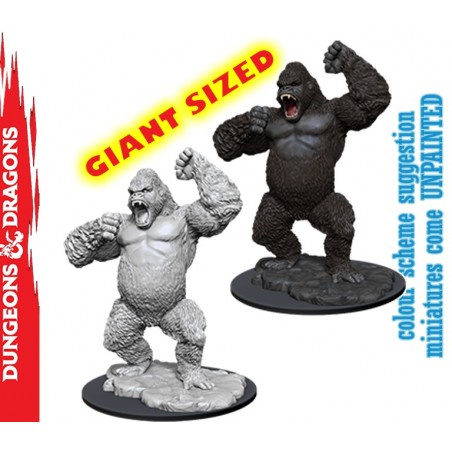 DUNGEONS AND DRAGONS NOLZUR'S GIANT APE GIANT SIZED MINIATURE