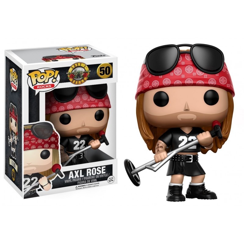 FUNKO FUNKO POP! GUNS N ROSES - AXL ROSE BOBBLE HEAD KNOCKER FIGURE