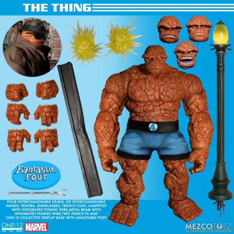 BUY FANTASTIC FOUR ONE12 COLLECTIVE DELUXE STEEL SET ACTION FIGURE...