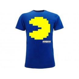 TSHIRT PAC-MAN PIXEL BLUE