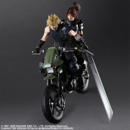 SQUARE ENIX FINAL FANTASY 7 REMAKE CLOUD JESSIE AND MOTORCYCLE PLAY ARTS KAI ACTION FIGURE