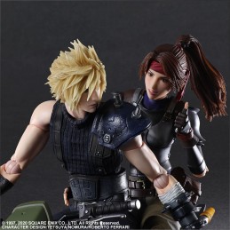 SQUARE ENIX FINAL FANTASY 7 REMAKE CLOUD JESSIE AND MOTORCYCLE PLAY ARTS KAI ACTION FIGURE