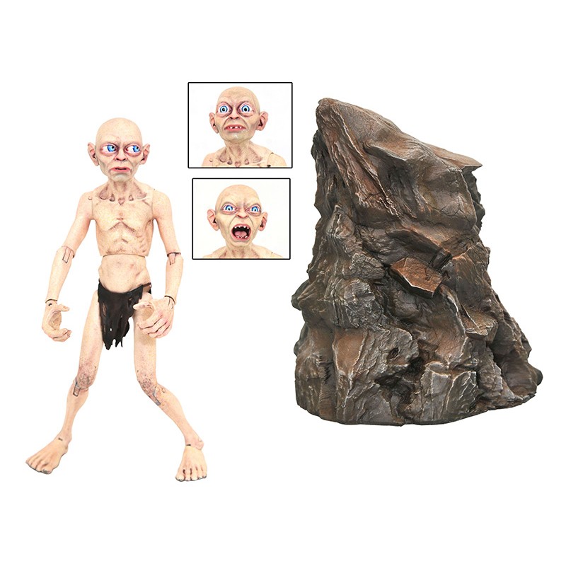DIAMOND SELECT THE LORD OF THE RINGS SELECT DELUXE GOLLUM ACTION FIGURE