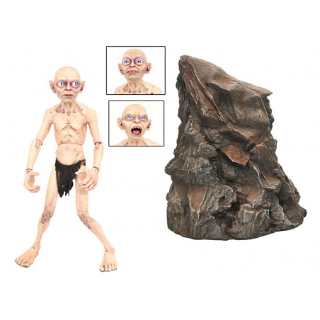 THE LORD OF THE RINGS SELECT DELUXE GOLLUM ACTION FIGURE