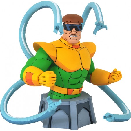 MARVEL ANIMATED DOCTOR OCTOPUS BUST STATUE RESIN FIGURE