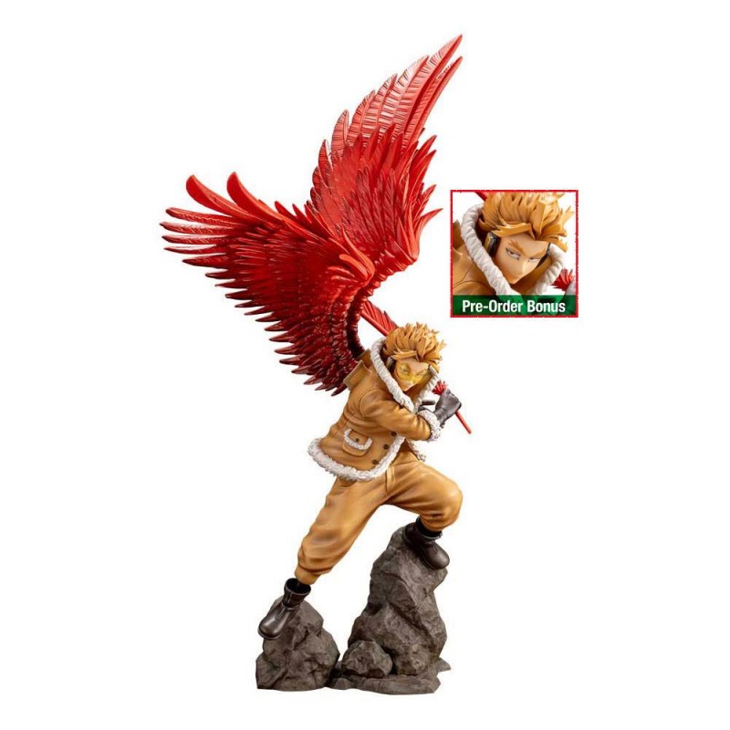 KOTOBUKIYA MY HERO ACADEMIA HAWKS BONUS ED. ARTFXJ STATUA FIGURE