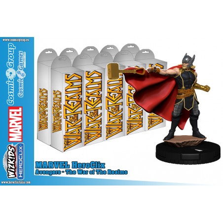 MARVEL HEROCLIX AVENGERS THE WAR OF THE REALMS 10X BOOSTER BRICK