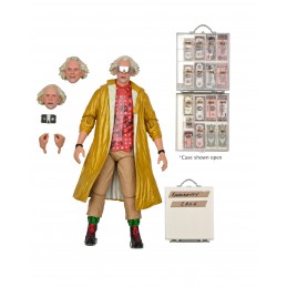 BACK TO THE FUTURE RITORNO AL FUTURO 2 ULTIMATE DOC BROWN ACTION FIGURE NECA