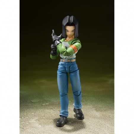 DRAGON BALL SUPER ANDROID 17 S.H. FIGUARTS ACTION FIGURE