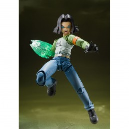 DRAGON BALL SUPER ANDROID 17 S.H. FIGUARTS ACTION FIGURE BANDAI