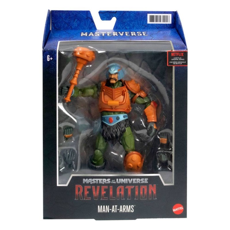 MASTERS OF THE UNIVERSE REVELATION MAN-AT-ARMS ACTION FIGURE MATTEL