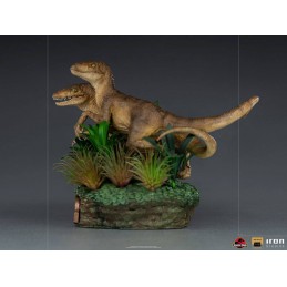 IRON STUDIOS JURASSIC PARK DELUXE ART SCALE THE TWO RAPTORS 1/10 STATUE FIGURE
