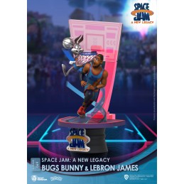 BEAST KINGDOM D-STAGE SPACE JAM 2 A NEW LEGACY BUGS BUNNY AND LEBRON JAMES STATUE FIGURE DIORAMA