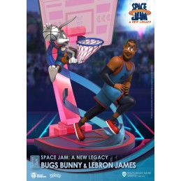 BEAST KINGDOM D-STAGE SPACE JAM 2 A NEW LEGACY BUGS BUNNY AND LEBRON JAMES STATUE FIGURE DIORAMA
