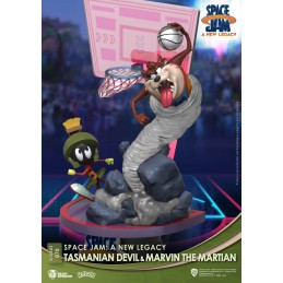 D-STAGE SPACE JAM 2 A NEW LEGACY TAZ AND MARVIN STATUA FIGURE DIORAMA BEAST KINGDOM