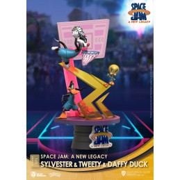 BEAST KINGDOM D-STAGE SPACE JAM 2 A NEW LEGACY SYLVESTER TWEETY AND DAFFY DUCK STATUE FIGURE DIORAMA
