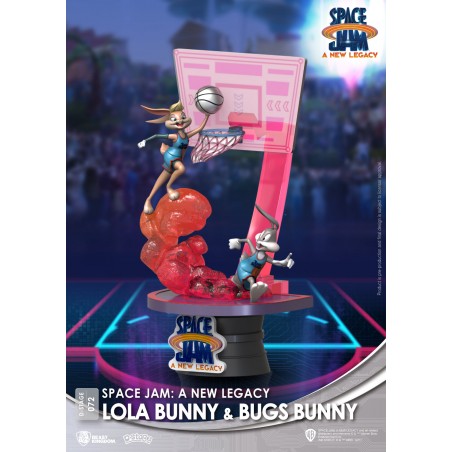 D-STAGE SPACE JAM 2 A NEW LEGACY LOLA AND BUGS BUNNY STATUA FIGURE DIORAMA