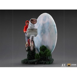 IRON STUDIOS E.T. THE EXTRA-TERRESTRIAL AND ELLIOT BDS ART SCALE DELUXE 1/10 STATUE FIGURE