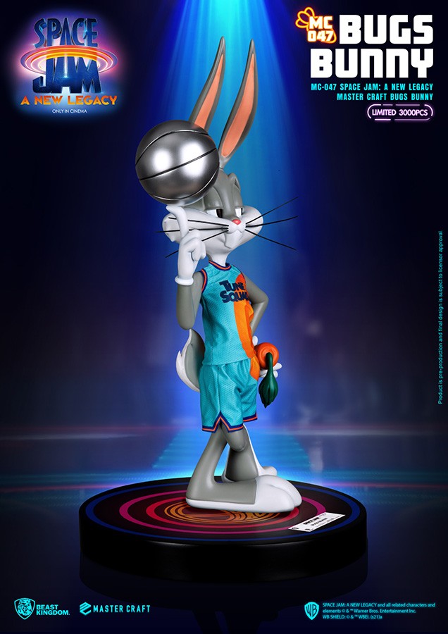 BUY SPACE JAM 2 A NEW LEGACY BUGS BUNNY 43CM MASTER CRAFT STATUE BE...