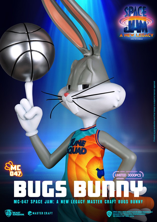 BUY SPACE JAM 2 A NEW LEGACY BUGS BUNNY 43CM MASTER CRAFT STATUE BE...