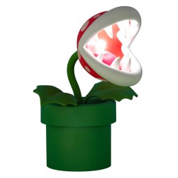SUPERMARIO PIRANHA PLANT POSABLE LAMP LAMPADA POSABILE PALADONE PRODUCTS