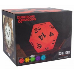 DUNGEONS AND DRAGONS D20 LIGHT MULTICOLOR LAMPADA PALADONE PRODUCTS