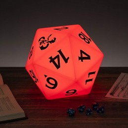 DUNGEONS AND DRAGONS D20 LIGHT MULTICOLOR LAMPADA PALADONE PRODUCTS