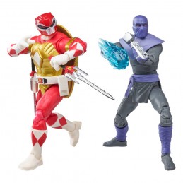 HASBRO POWER RANGERS X TMNT FOOT SOLDIER TOMMY AND MORPHED RAPHAEL ACTION FIGURE