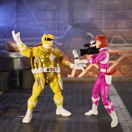 HASBRO POWER RANGERS X TMNT MORPHED APRIL O'NEIL AND MORPHED MICHELANGELO ACTION FIGURE