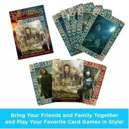 AQUARIUS ENT LORD OF THE RINGS HEROES AND VILLAINS POKER PLAYING CARDS
