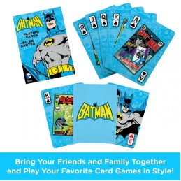 AQUARIUS ENT DC COMICS BATMAN RETRO COVERS POKER PLAYING CARDS
