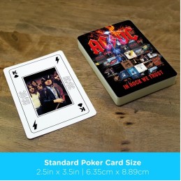 AQUARIUS ENT AC DC IN ROCK WE TRUST POKER PLAYING CARDS