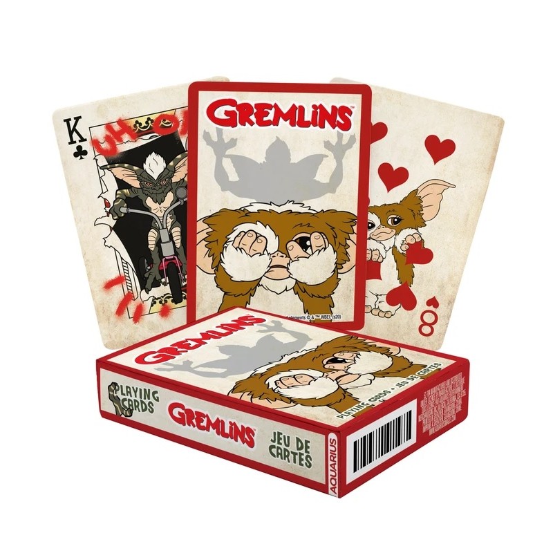 GREMLINS POKER PLAYING CARDS MAZZO CARTE DA GIOCO AQUARIUS ENT