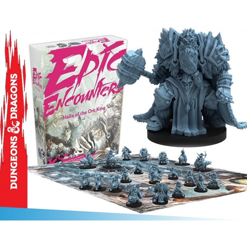 STEAMFORGED GAMES EPIC ENCOUNTERS HALLS OF THE ORC KING SET MINIATURES