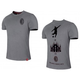 MAGLIA T SHIRT UFFICIALE AC MILAN MILANO SIAMO NOI FRONTE RETRO