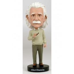 ROYAL BOBBLES ALBERT EINSTEIN HEADKNOCKER BOBBLE HEAD ACTION FIGURE