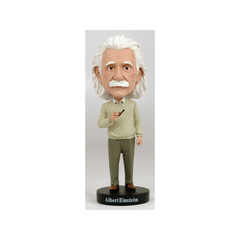 ALBERT EINSTEIN HEADKNOCKER BOBBLE HEAD ACTION FIGURE ROYAL BOBBLES