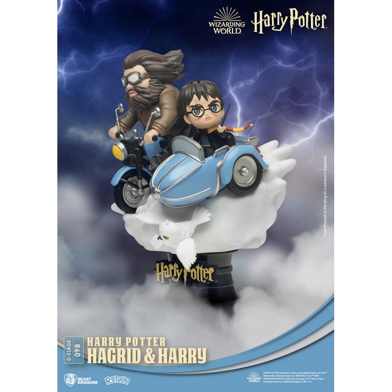 D-STAGE HARRY POTTER HAGRID AND HARRY STATUA FIGURE DIORAMA BEAST KINGDOM