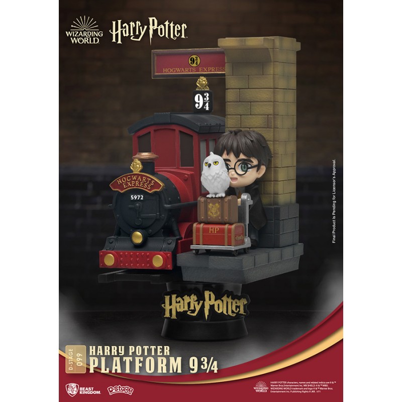 D-STAGE HARRY POTTER PLATFORM 3/4 STATUA FIGURE DIORAMA BEAST KINGDOM D-STAGE HARRY POTTER PLATFORM 3/4 STATUA FIGURE DIORAMA BEAST KINGDOM