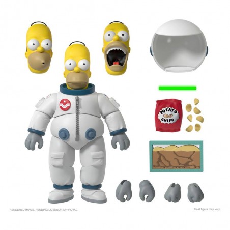 THE SIMPSONS ULTIMATES DEEP SPACE HOMER ACTION FIGURE