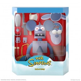 SUPER7 THE SIMPSONS ULTIMATES ROBOT ITCHY ACTION FIGURE