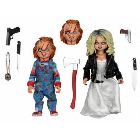 BRIDE OF CHUCKY CHUCKY AND TIFFANY 2-PACK 14 CM ACTION FIGURE