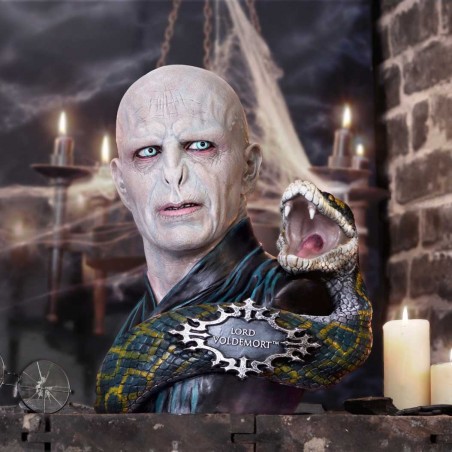 HARRY POTTER LORD VOLDEMORT BUST STATUE RESIN FIGURE