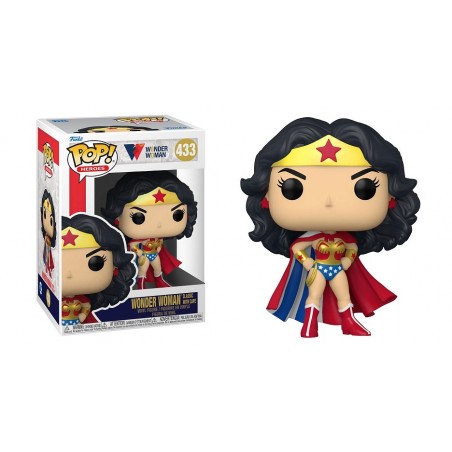 FUNKO POP! WONDER WOMAN CLASSIC WITH CAPE BOBBLE HEAD KNOCKER FIGURE