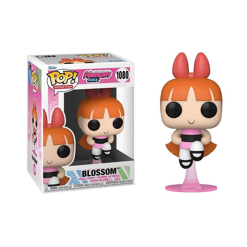 FUNKO FUNKO POP! THE POWERPUFF GIRLS BLOSSOM BOBBLE HEAD KNOCKER FIGURE