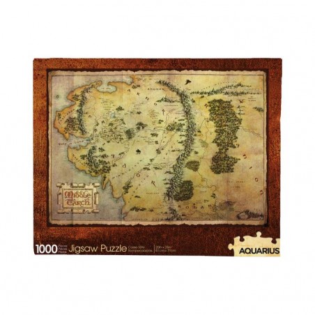 LO HOBBIT MAPPA DELLA TERRA DI MEZZO 1000 PIECES PEZZI JIGSAW PUZZLE 50x70cm