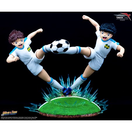 CAPTAIN TSUBASA (HOLLY E BENJI) GOLDEN TWIN SHOT STATUA FIGURE