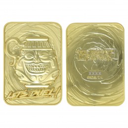 YU-GI-OH! LIMITED EDITION POT OF GREED GOLD CARTA IN METALLO FANATTIK