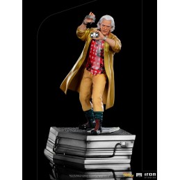 BACK TO THE FUTURE II DOC BROWN ART SCALE 1/10 STATUA FIGURE IRON STUDIOS